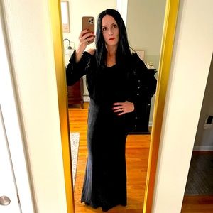 Long black dress, costume